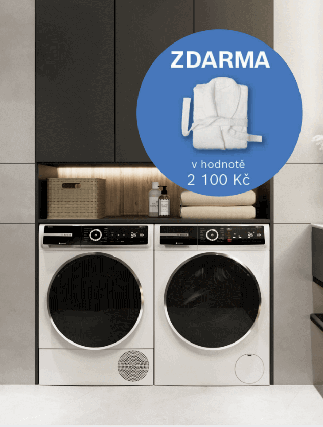 Bosch župan zdarma k pračce nebo sušičce