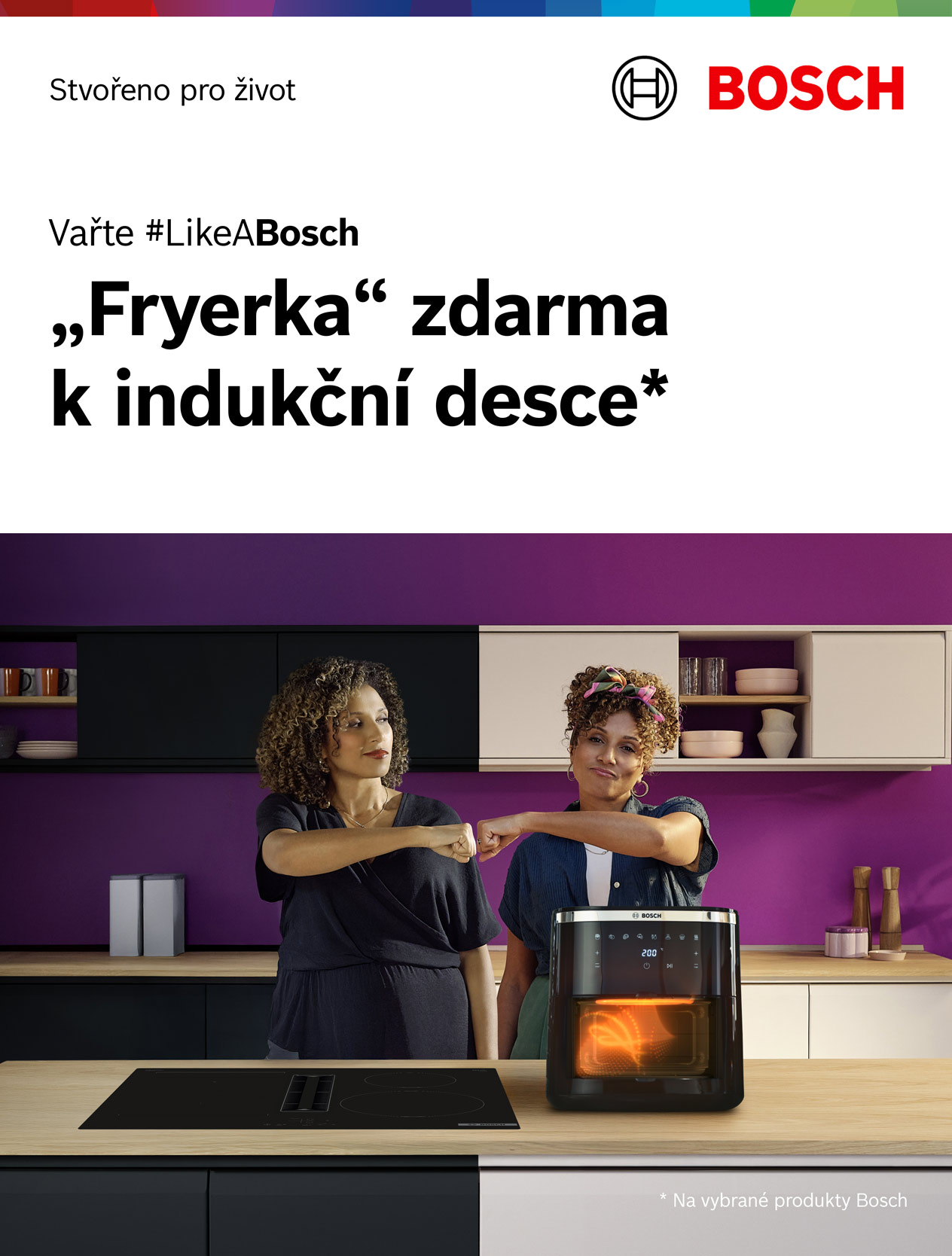 Bosch fryerka zdarma k indukční desce